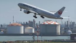 A Japan Airlines passenger jet takes off from Tokyo's Haneda airport in July in this file photo.