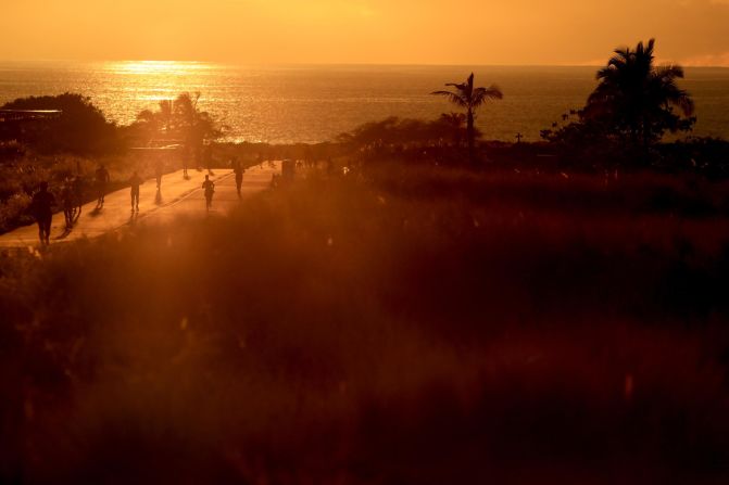 Hawaii makes for an idyllic location for the grueling event.