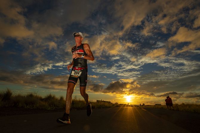 Participants complete the event with a full marathon, running 26.2 miles in the blistering heat.