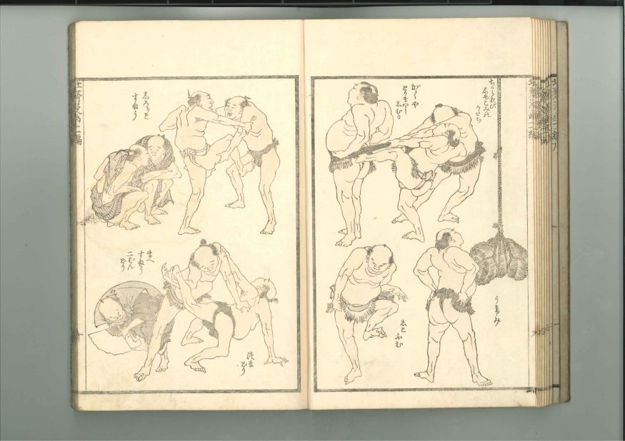 Many of Hokusai's sketches have survived, showing the genesis of ideas that later appeared as ukiyo-e prints.