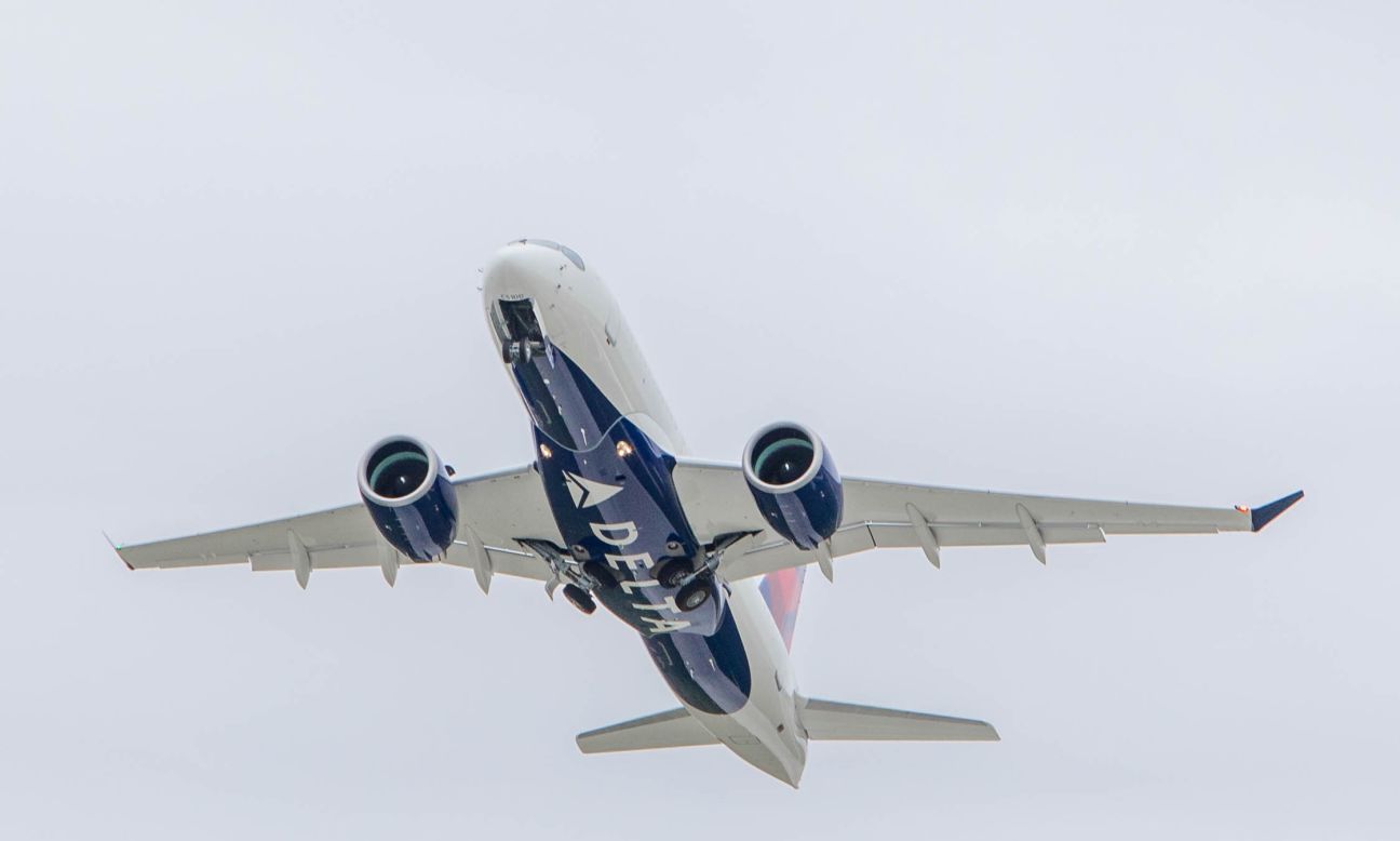 <strong>November:</strong> The Airbus A220-100 is the first newly designed large single-aisle airliner in nearly three decades.<br />