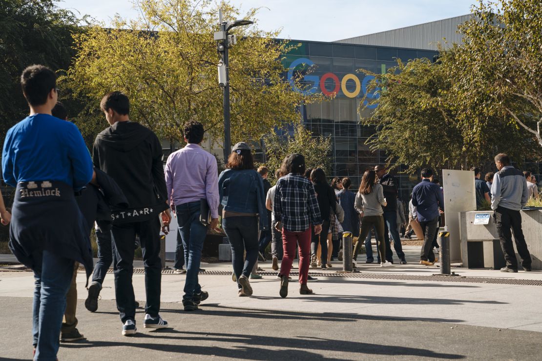 Employees in Mountain View, California staged a walkout from company headquarters after a report last week that Google gave $90 million in a severance package to Andy Rubin and covered up details of his sexual misconduct allegations, which triggered his departure.