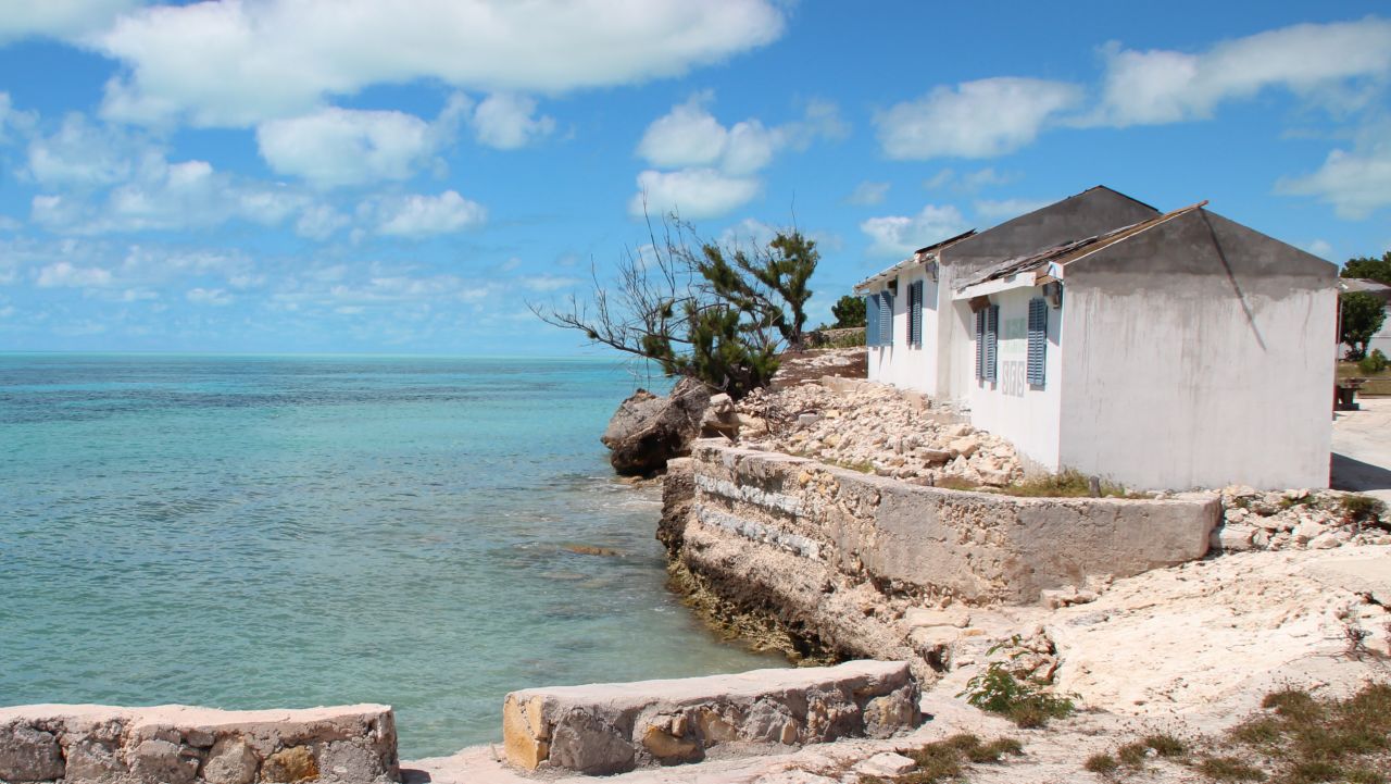 south caicos harbor town shore