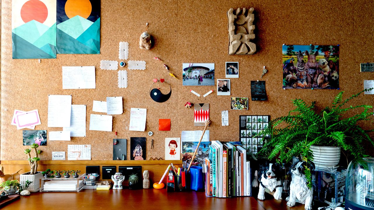 Hotel rooms at Eaton Hong Kong are decorated with work by local artists and makers.