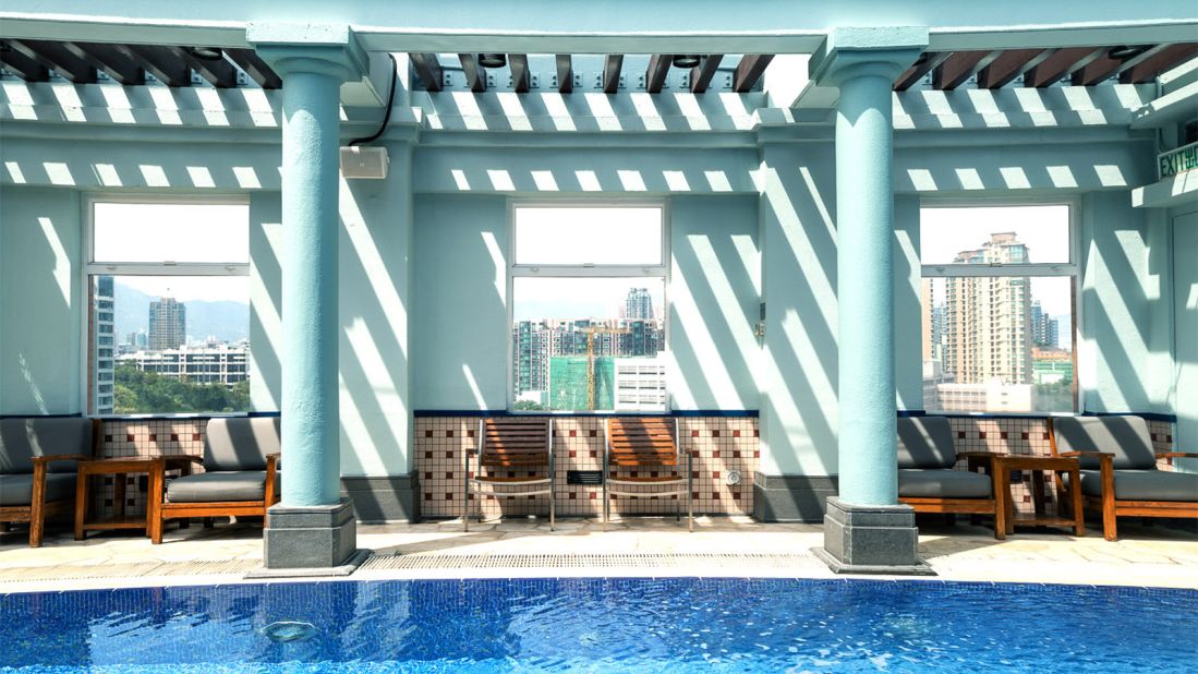 <strong>The pool:</strong> And, because Hong Kong is in a warm climate, it makes sense to have a pool.