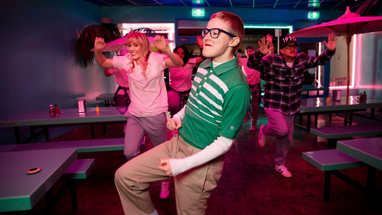 Randa is a hip-hop performer with top billing in Air New Zealand's new safety video.