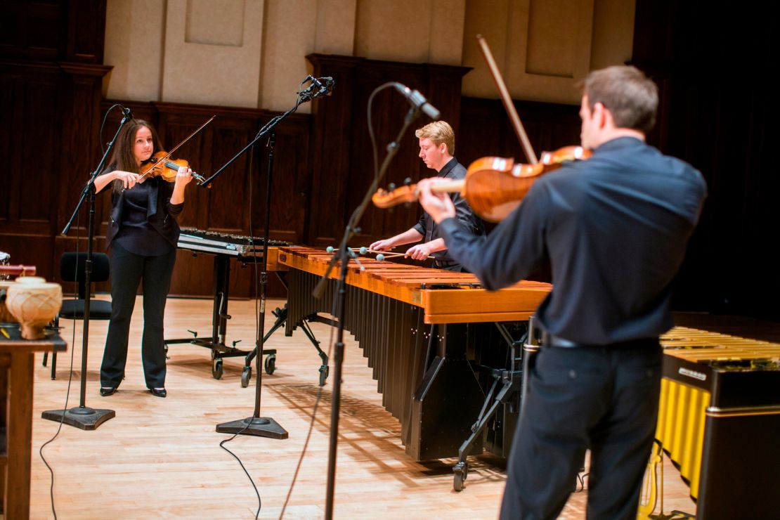 To create alert tones for the Lincoln Aviator, musicians were recorded on stage at Detroit's Orchestra Hall.