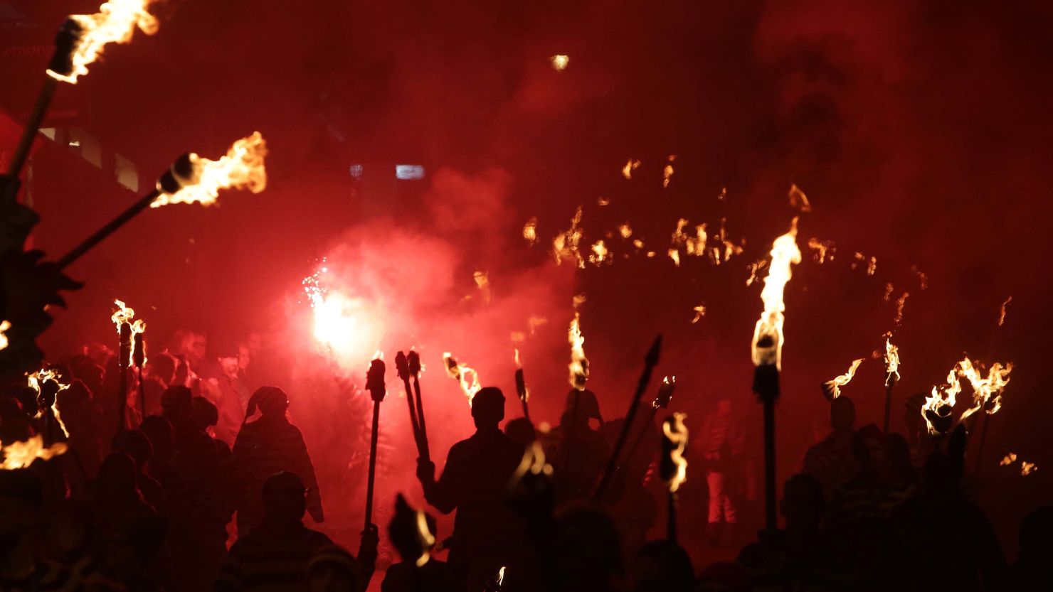 The town of Lewes is famous for its bonfire night celebrations.