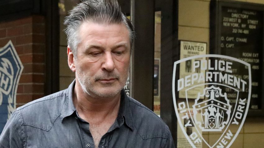 Actor Alec Baldwin exits the 6th precinct of the New York Police Department in Manhattan, New York, U.S., November 2, 2018. REUTERS/Andrew Kelly