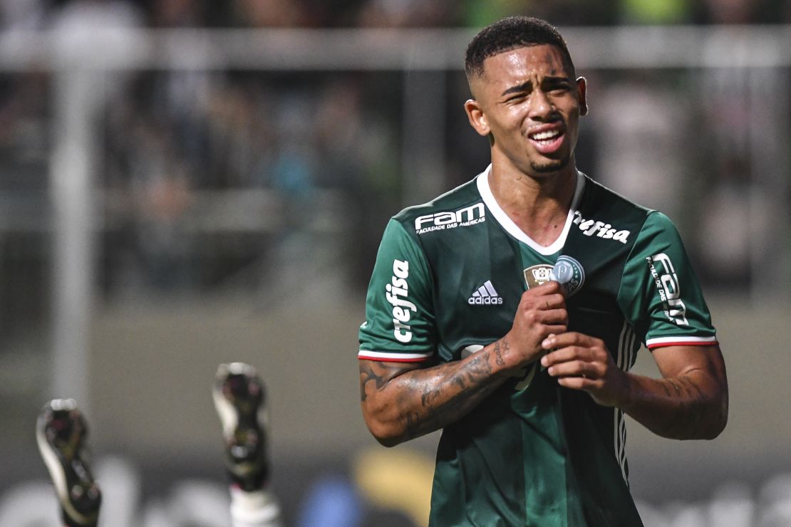 Gabriel Jesus helped Palmeiras win the Brazilian league for the first time since 1994. 