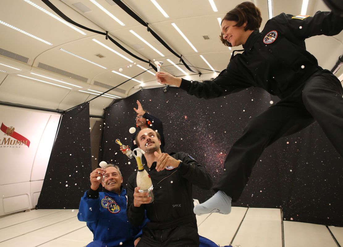 Maison Mumm has created champagne that can be consumed in zero-gravity.