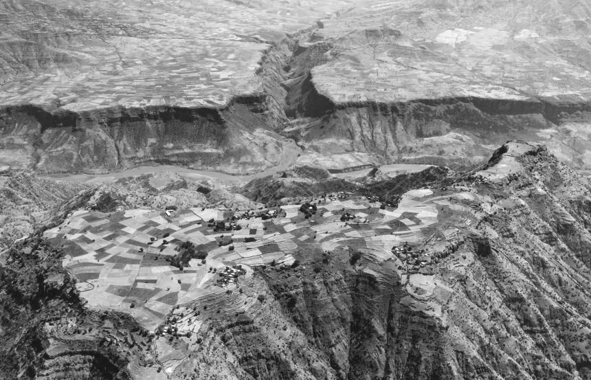 Small-scale farming in the Ethiopian highlands. Compion said new farming practices on terraced fields near the capital, Addis Ababa, are helping harvests and making agriculture more sustainable.