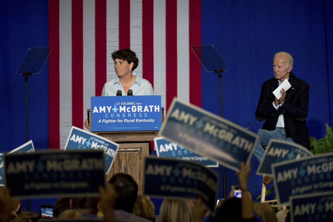Democratic congressional candidate Amy McGrath