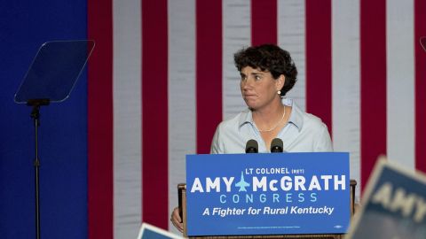 Democratic congressional candidate Amy McGrath 