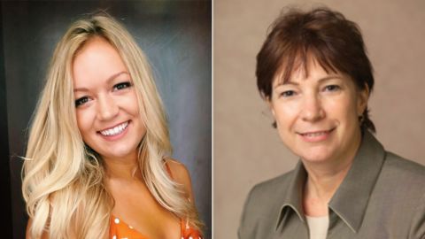 Maura Binkley and Nancy Van Vessem.