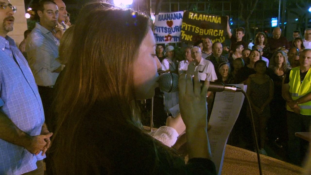 Vigil for the people of Pittsburgh after last weeks shooting.