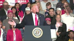 Trump at a rally in Florida