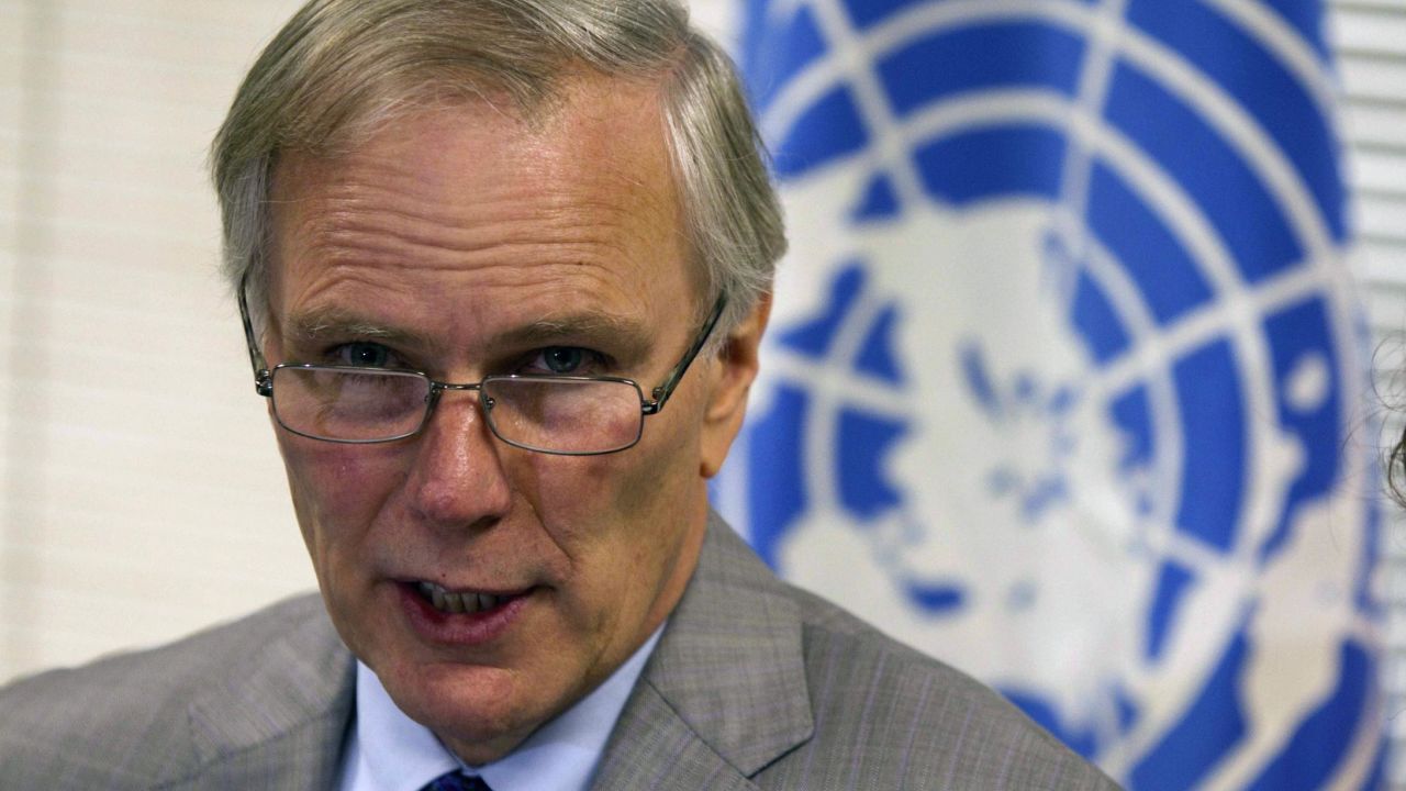UN special rapporteur Philip Alston, pictured in 2010, said the UK's situation was "not just a disgrace, but a social calamity."
