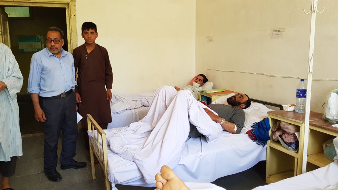 Patients at Antoni Infectious Disease Hospital in Kabul, Afghanistan.