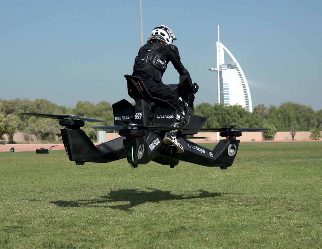 Brigadier Alrazooqi says he aims to have the hoverbikes in action by 2020.