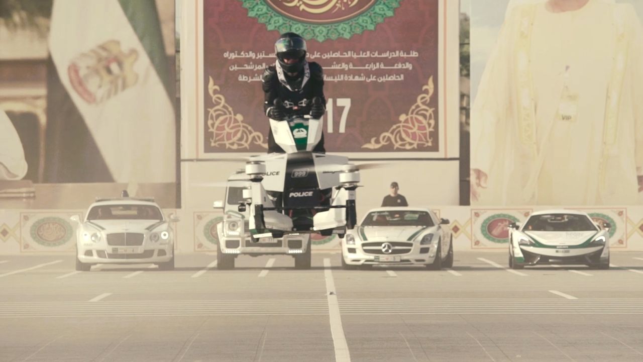 An 2017 Hoversurf hoverbike tested in Dubai last year.