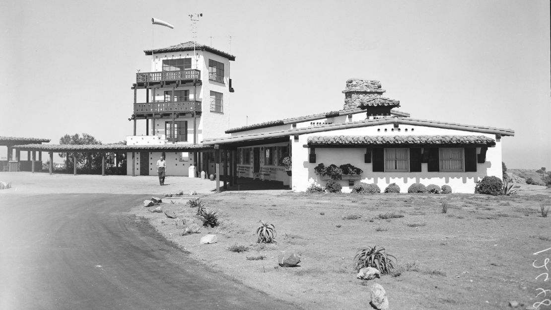 A photo of the Catalina airport in the 1930s.