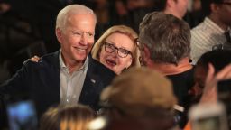 BRIDGETON, MO - OCTOBER 31:  Senator Claire McCaskill and former Vice President Joe Biden greet McCaskill supporters at a "get out the vote" rally which on October 31, 2018 in Bridgeton, Missouri. McCaskill is in a tight race with her Republican challenger Missouri Attorney General Josh Hawley.  (Photo by Scott Olson/Getty Images)