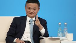Alibaba co-founder and executive chairman Jack Ma speaking at the Hongqiao International Economic and Trade Forum on November 5, 2018 in Shanghai, China. 