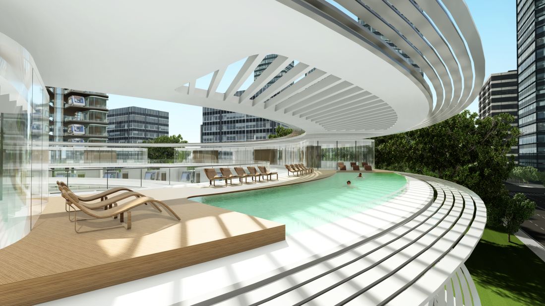 <strong>Amenities:</strong> The Autonomous Hotels will offer shared services such as swimming pools, gyms, restaurants and meeting rooms. 