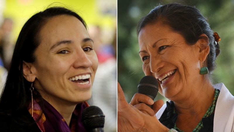 First Native American Women Elected To Congress Sharice Davids And Deb Haaland Cnn Politics 