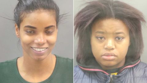 Mickala Guliford, left, and Tena Dailey