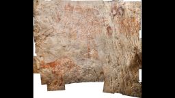 The worlds oldest figurative artwork from Borneo dated to a minimum of 40,000 years. 