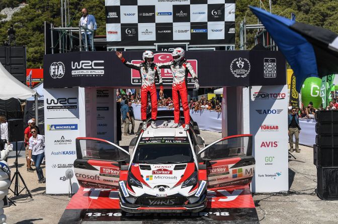 The three victories saw Tanak and Jarveoja close the gap at the top of the driver's championship and gave TOYOTA the lead in the manufacturers' standings. 