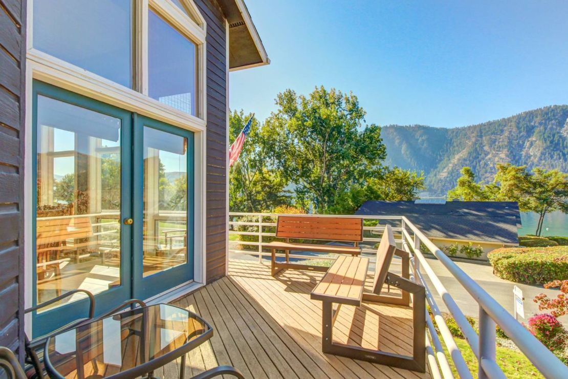Garret Kaiser's lakeside vacation home in Washington that he bought as an investment. 