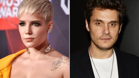 There's been speculation that singers Halsey and John Mayer are an item. 
