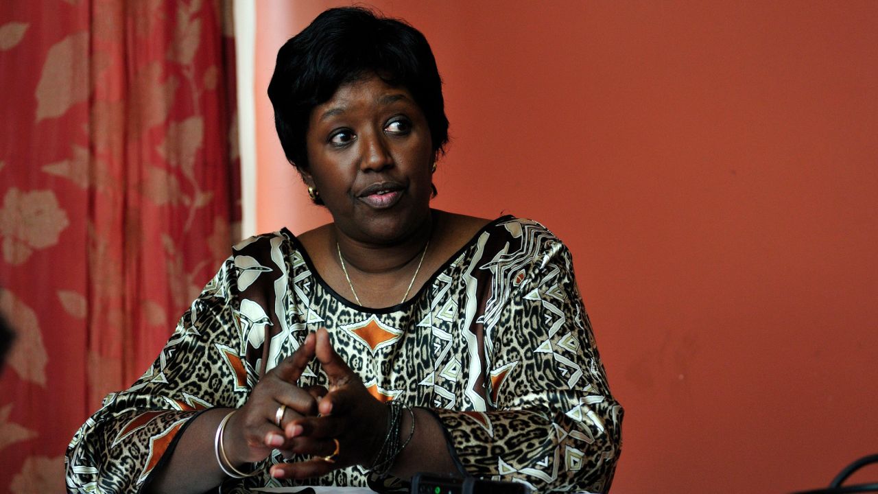 Dr Agnes Binagwaho working for the Rwandan Health Ministry in Kigali in 2010.