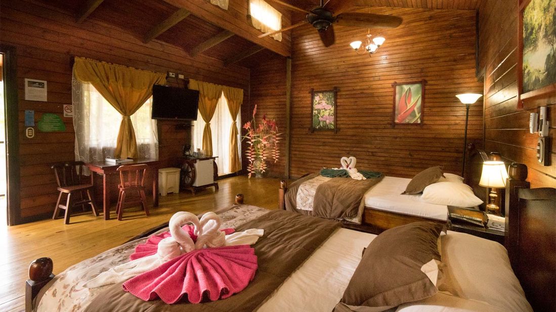 <strong>Blue River Resort and Hot Springs:</strong> Aside from the animatronic dinosaur park, hummingbird sanctuary and plenty of adventure tour options, the resort also offers spacious private cabins for ultimate relaxation. 