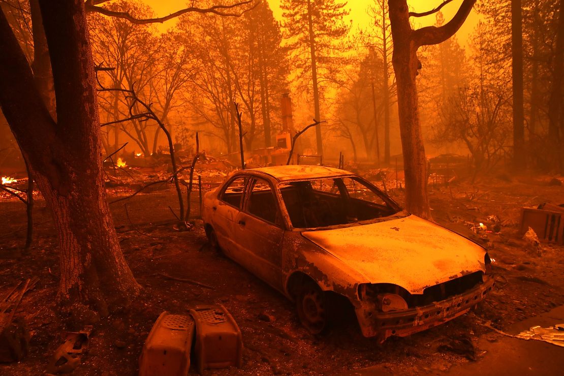 The Camp Fire has destroyed an unknown number of homes and buildings in Paradise.