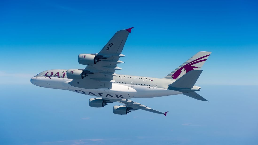 <strong>9. Qatar Airways: </strong>Number 9 on AirlineRatings.com's list is Qatar Aiways, which was also awarded Best Catering and Best Business Class prizes.