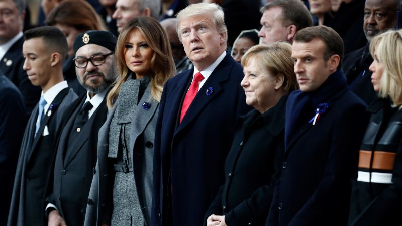 Emmanuel Macron Rebukes Nationalism As Trump Observes Armistice Day Cnn Politics