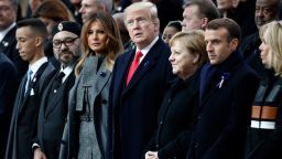 world leaders at armistice ceremony