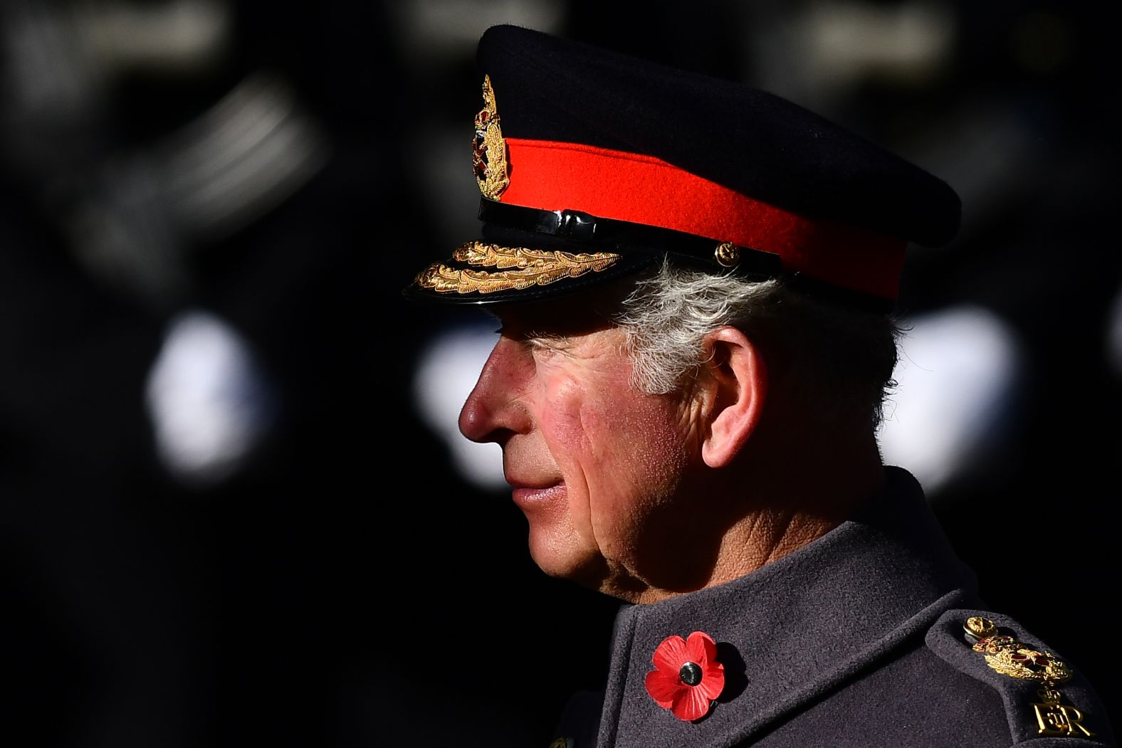Prince Charles attends the Remembrance Sunday ceremony in London.