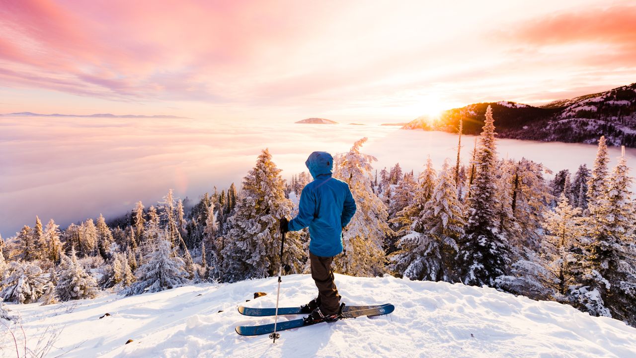 RED Mountain in Rossland, British Columbia boasts unspoiled, wide-open groomed runs in a serene setting.