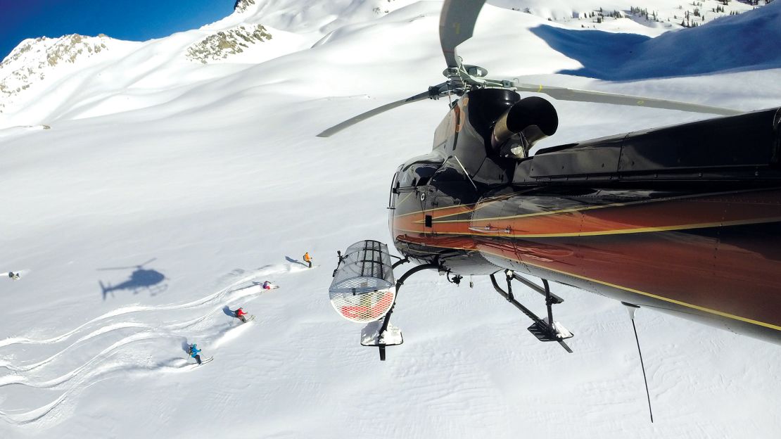 Telluride Ski Resort is one of two ski resorts in Colorado to offer heli-skiing. 