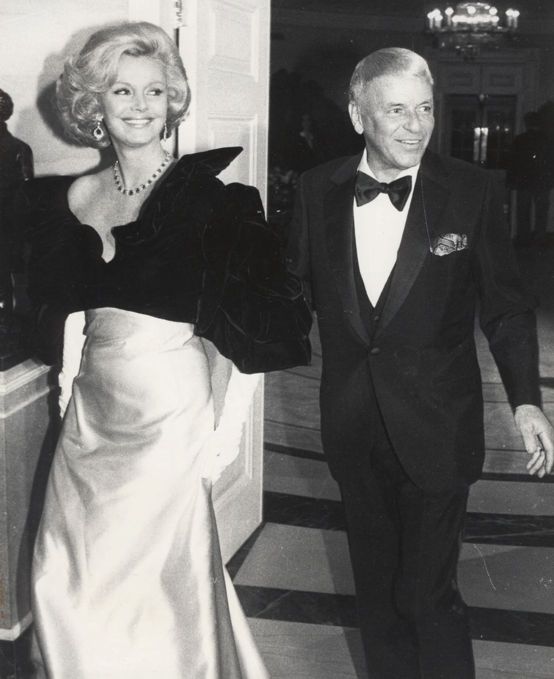 Frank Sinatra with his fourth and final wife, Barbara Sinatra. 