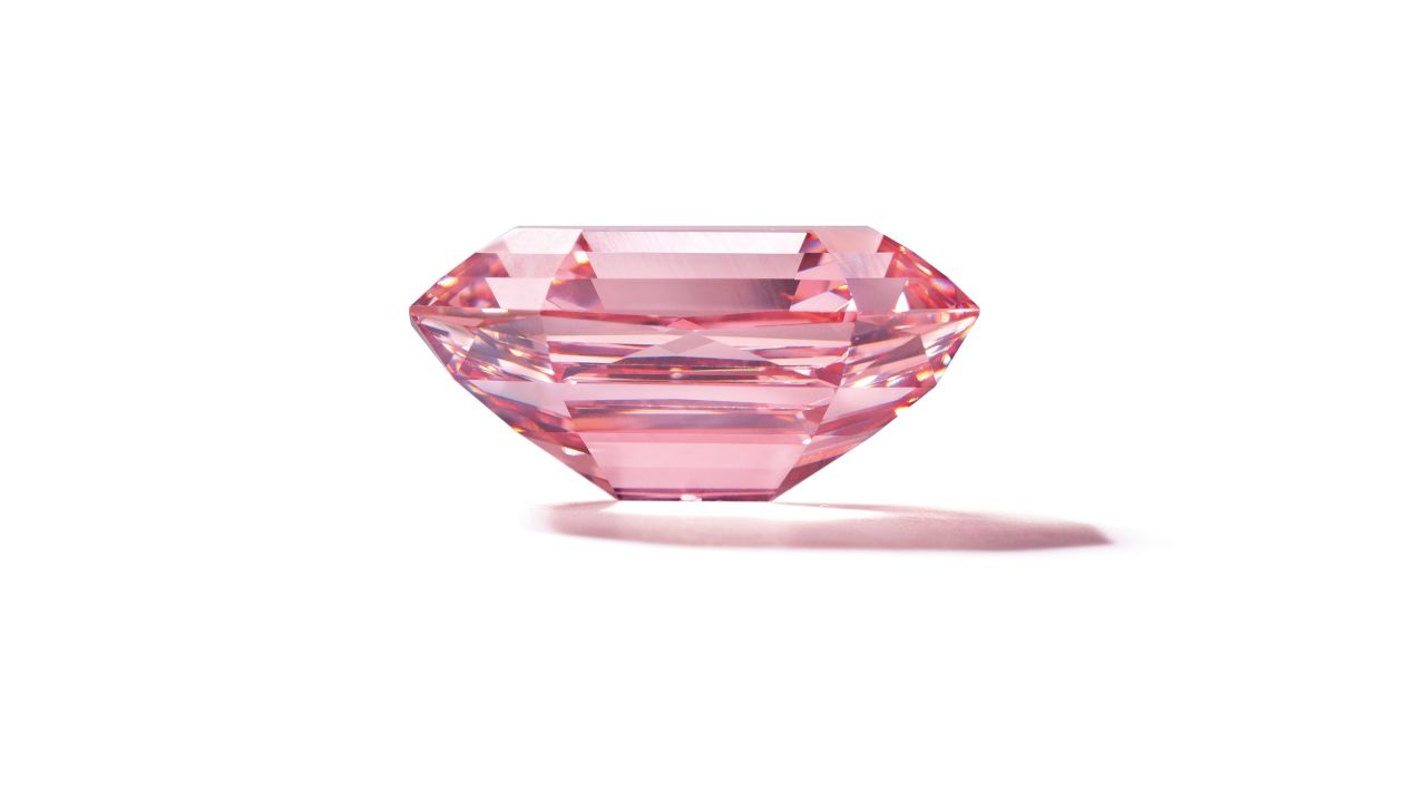 Fancy Vivid Pink diamonds over 10 carats are extremely rare.