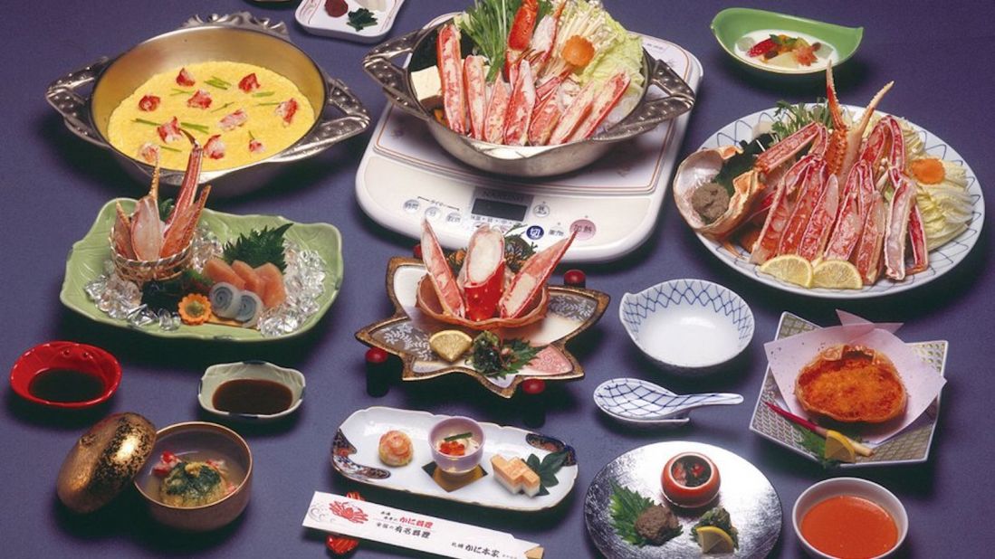 <strong>Sapporo Kanihonke:</strong> Standouts at this Sapporo institution include crab sashimi and sushi. Many visitors come for their crab hotpot dishes, either kanishabu served without the shell, or kanisuki, served with. 