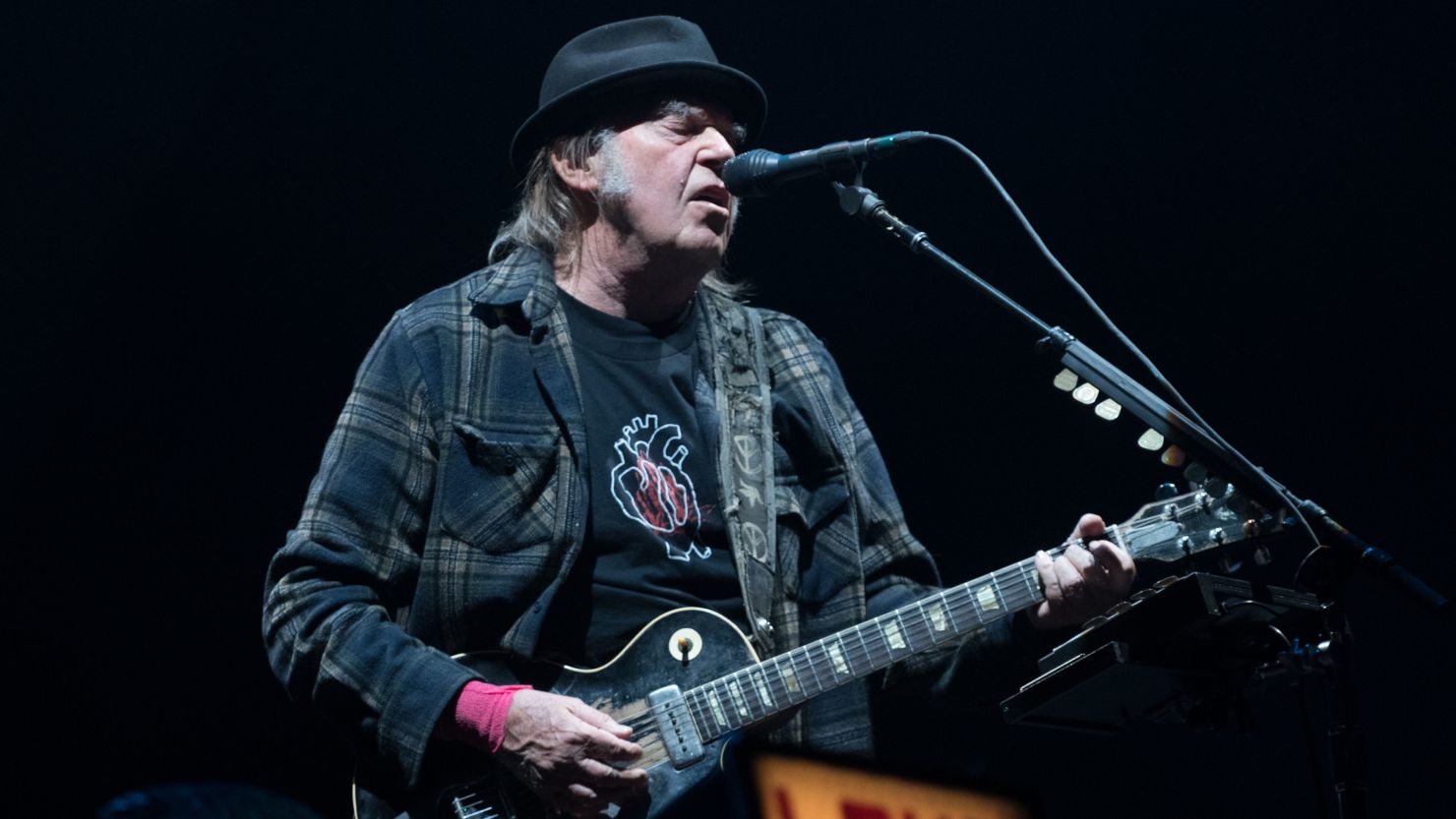 Singer-songwriter Neil Young has a new album with Crazy Horse, out Friday. 