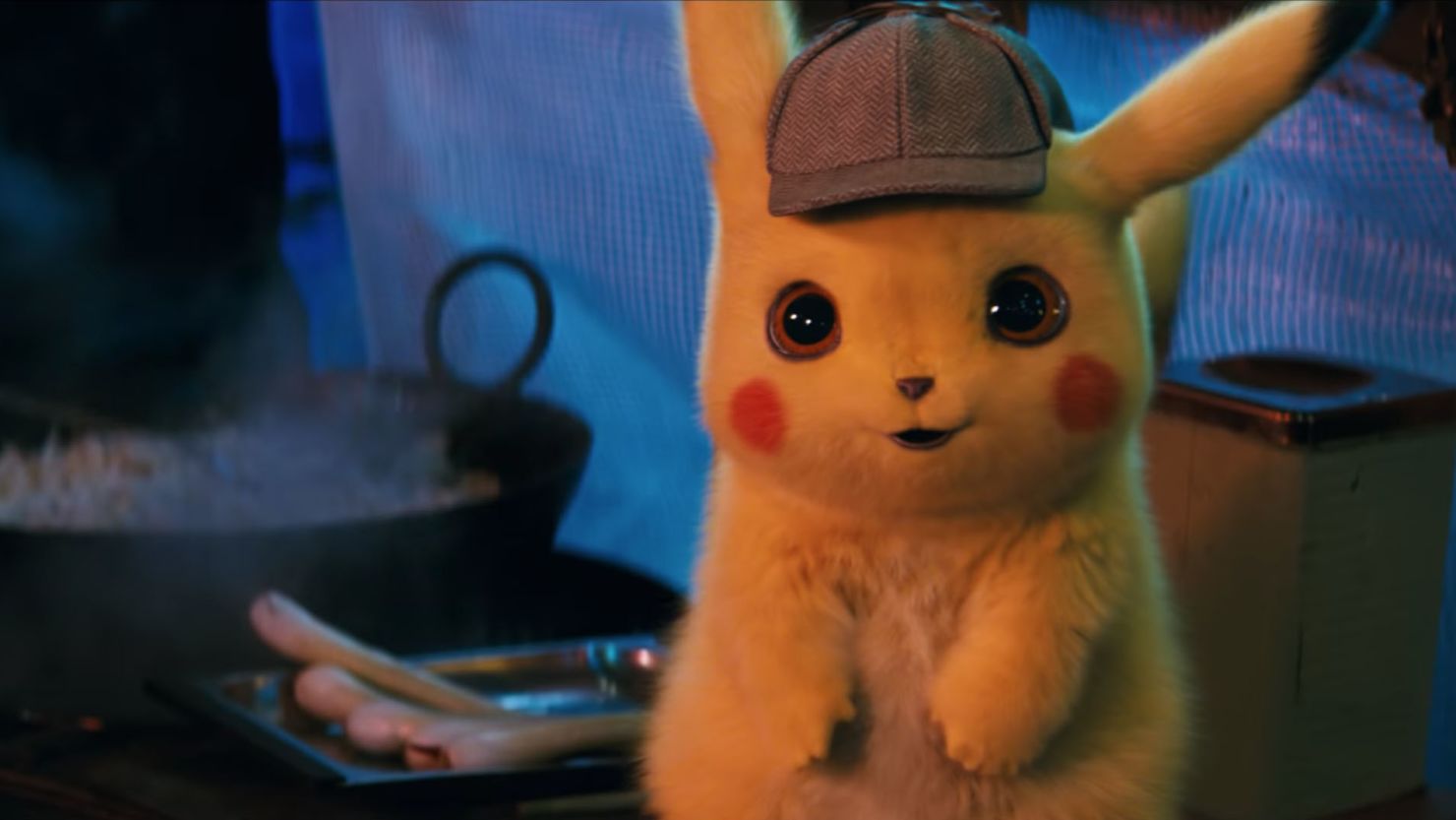 A still from the trailer for "Pokémon: Detective Pikachu," due out in May 2019.