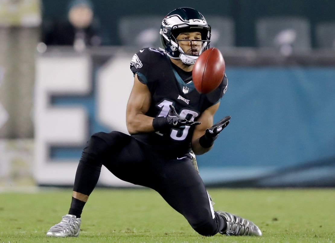 Golden Tate was traded from the Detroit Lions to the Philadelphia Eagles before the NFL's trade deadline at the end of October.